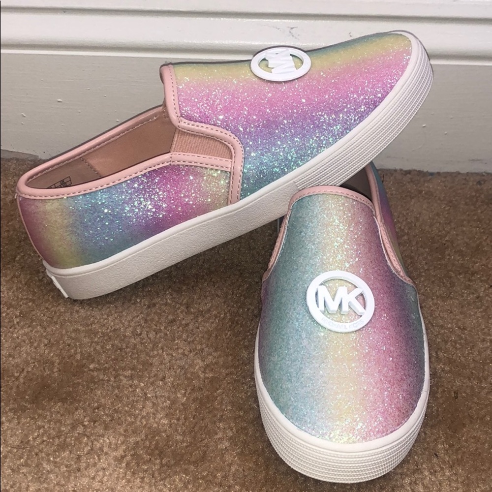 Children’s Michael Kors Glitter Slip-ons